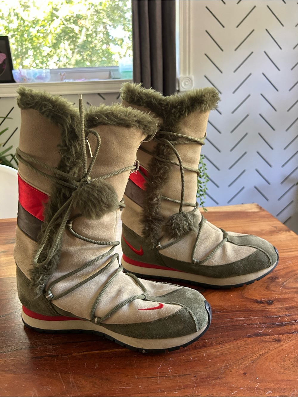Nike Y2K tall suede winter boots